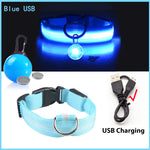 Usb Charging Glowing Dog Collar with Pendant Detachable Luxury Led Light Bright for Small Dogs Cat Night Safety Collar Wholesale