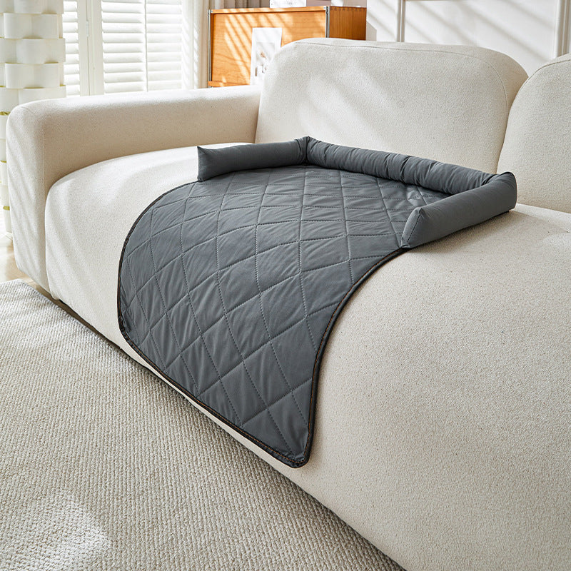 Dog couch bed with head support – Vitado (photo 3)