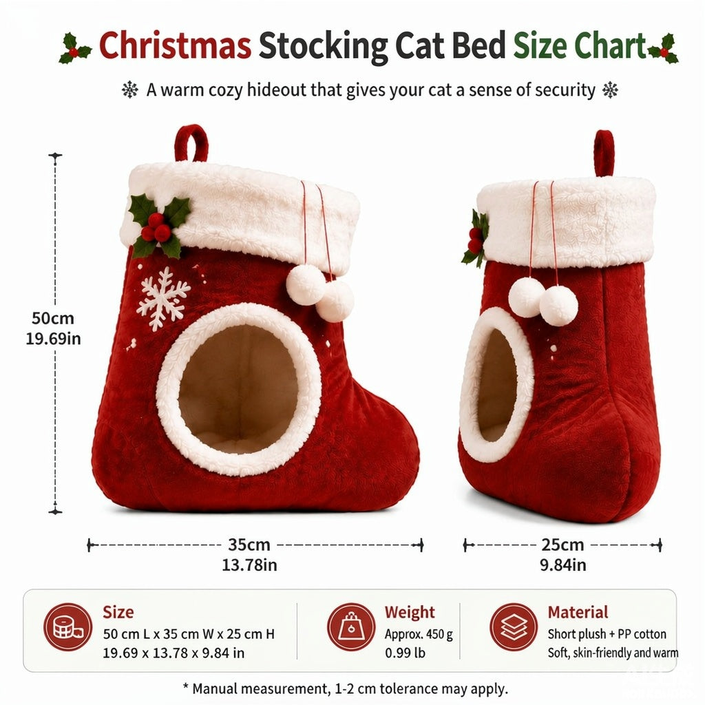 Christmas stocking cat bed – Vitado (photo 2)