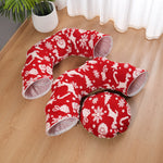 Donut pet bed in holiday prints – Vitado (photo 5)