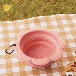 Collapsible silicone dog travel bowl – Vitado (photo 3)