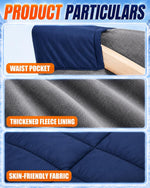 12V Large Heated Blanket Battery Operated,62×55In Portable Cordless Blanket