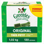 Delicious GREENIES Original Dental Treats for Small Dogs - 130 Count, 1.02kg Pack for Healthy Teeth and Fresh Breath