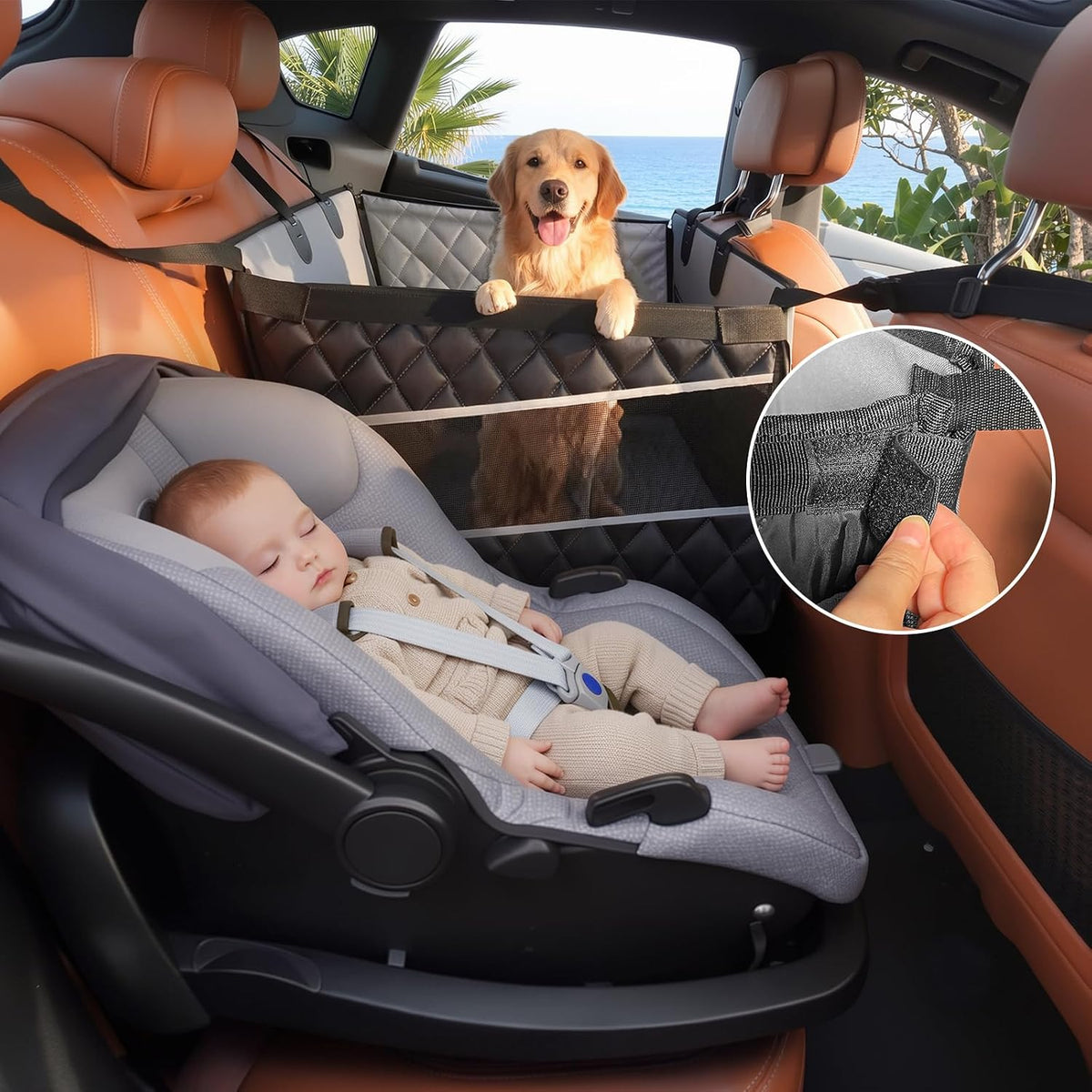 Waterproof Dog Car Seat Hammock