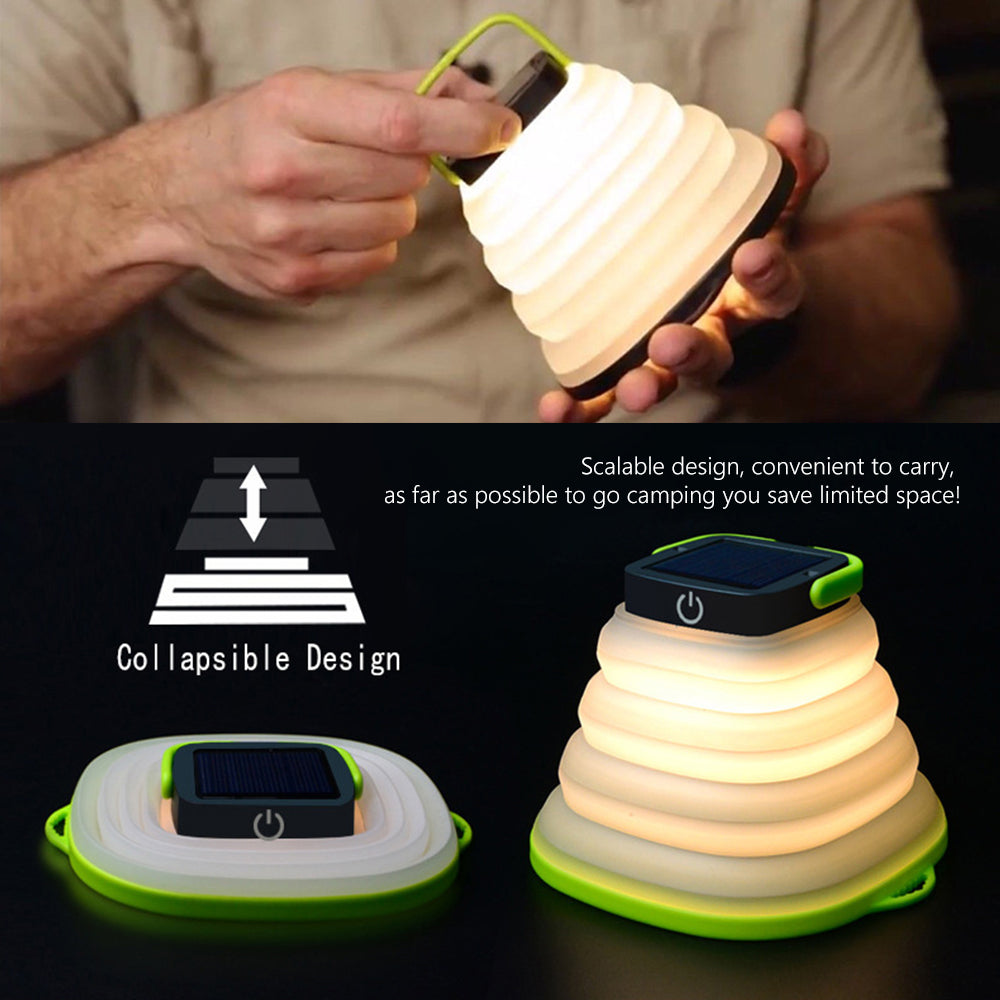Collapsible solar camping lantern – Vitado