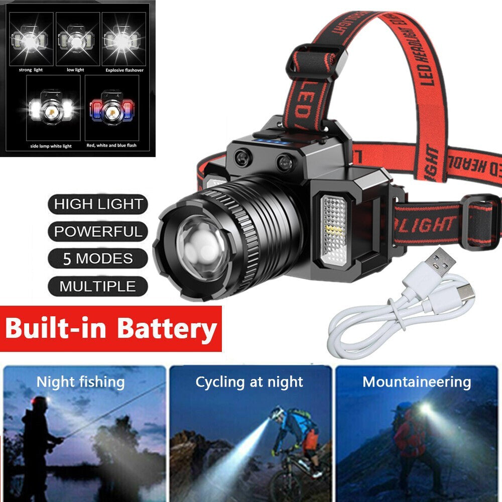 Rechargeable LED headlamp – Vitado (photo 8)