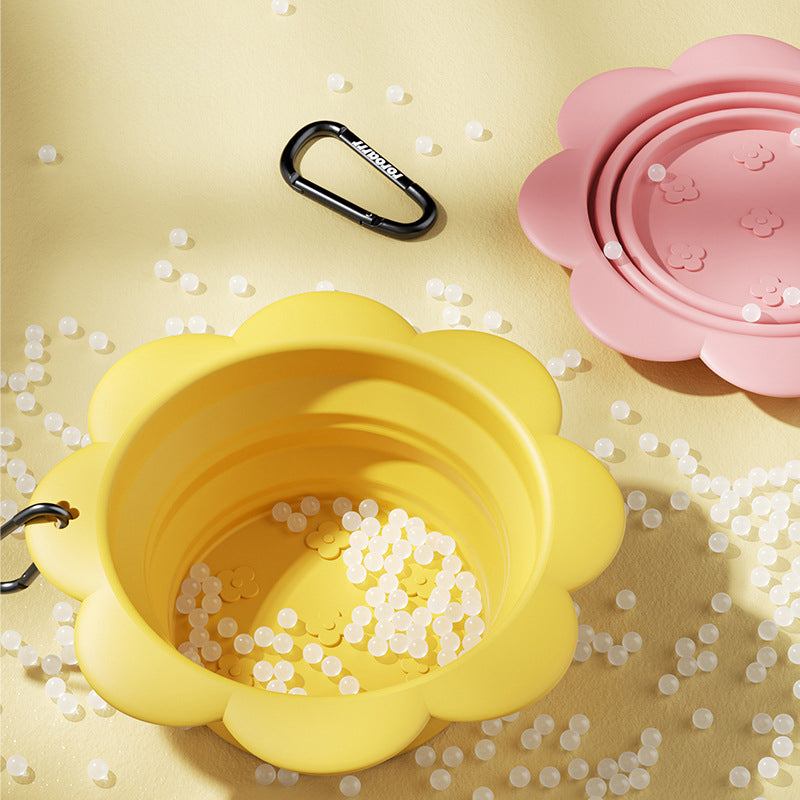 Collapsible silicone dog travel bowl – Vitado (photo 2)