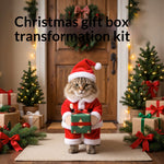 Christmas gift box cat costume – Vitado